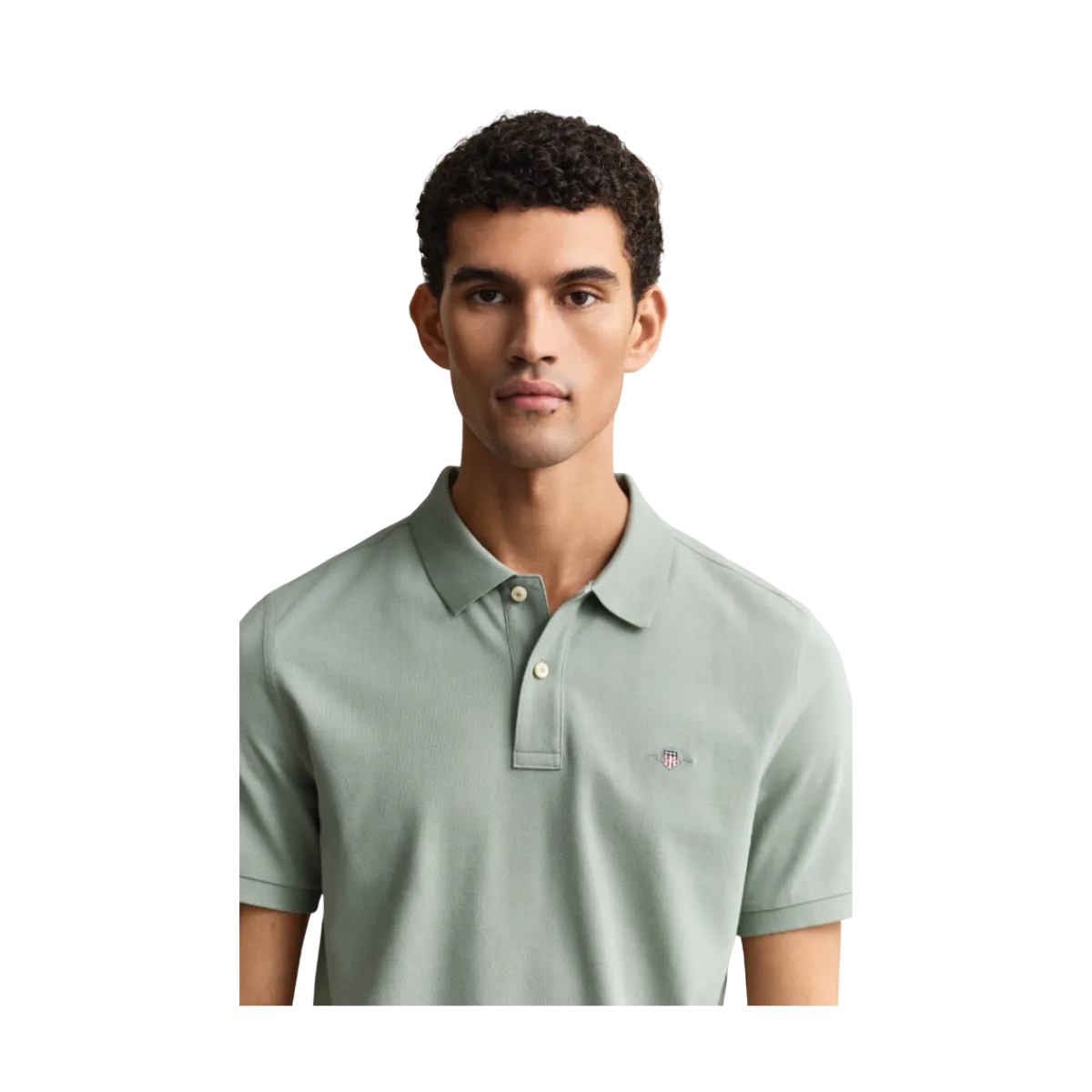 Online Gant hield Pique Polo - Ceraic Grey