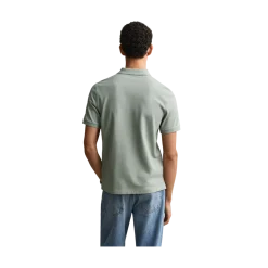 Online Gant hield Pique Polo - Ceraic Grey