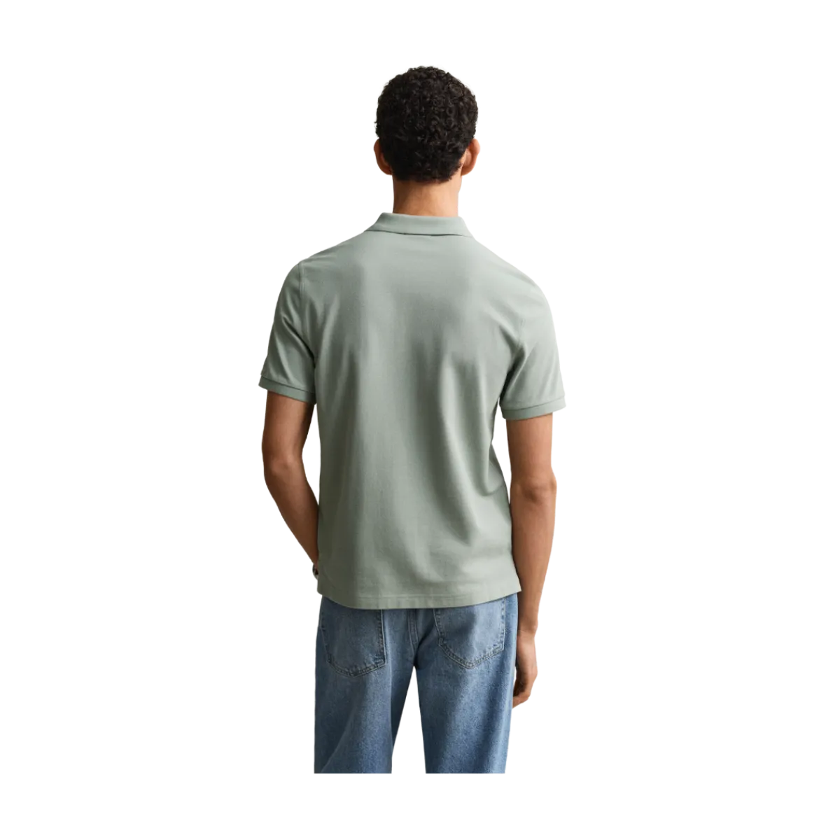 Online Gant hield Pique Polo - Ceraic Grey