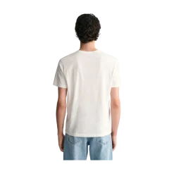 New Gant Shield SS T-Shirt - White