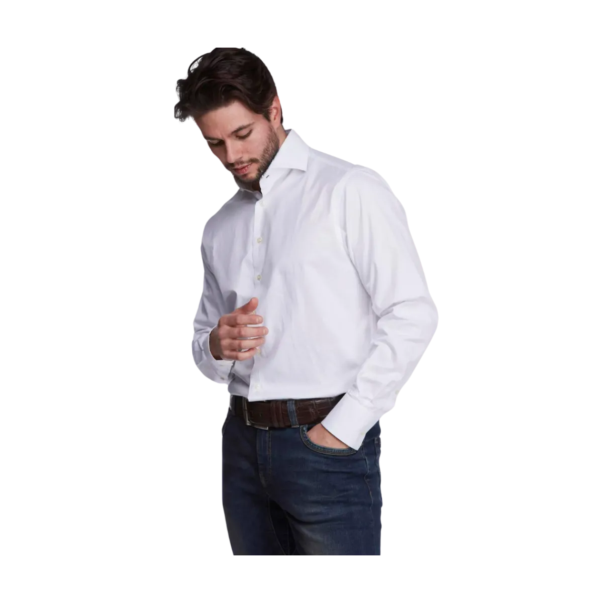 New Hansen & Jacob Shirt Dressed Wintwill - White