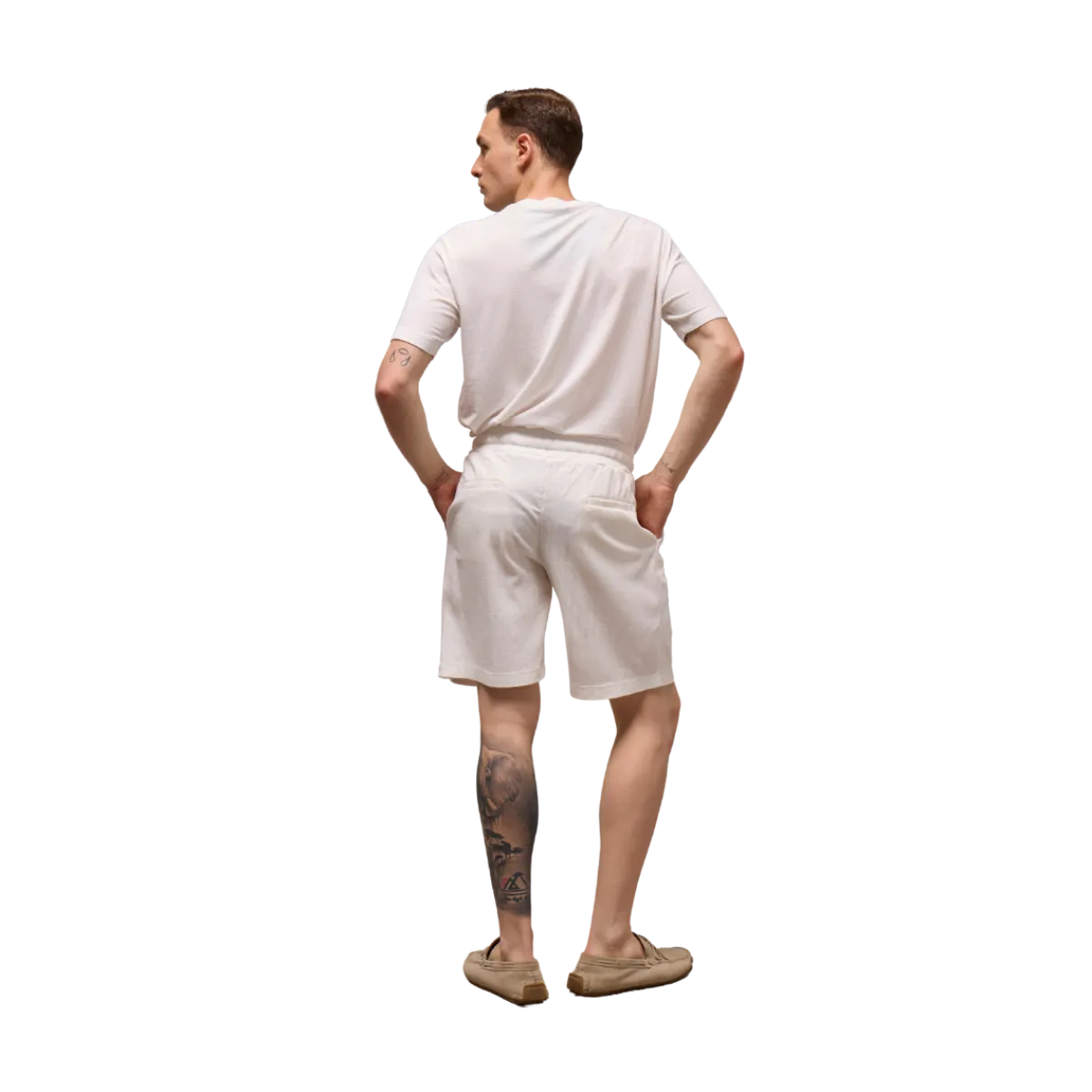 Clearance Wool & Co Shorts Costa Piatta - Panna
