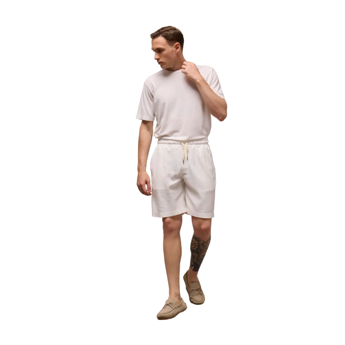 Clearance Wool & Co Shorts Costa Piatta - Panna