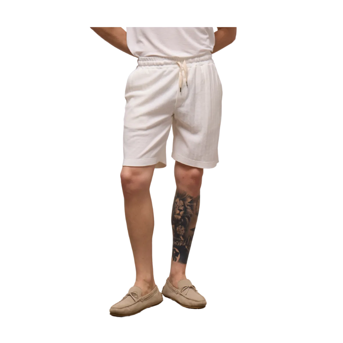 Clearance Wool & Co Shorts Costa Piatta - Panna