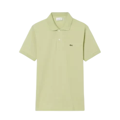 Outlet Lacoste Short Sleeved Ribbed Coll - Birch