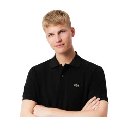 Sale Lacoste Short Seeved Ribbed Co - Back
