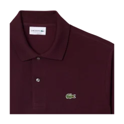 Hot Lacoste Short Seeved Ribbed Co - Chestnut brown
