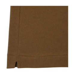 Hot Lacoste hort eeved Ribbed Co - Coffee brown