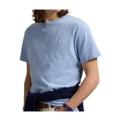 Hot Polo Ralph Lauren Short Sleeve T Shirt - Chambray Blue