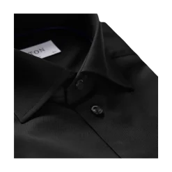 New Eton Signature Slim Shirt - Black