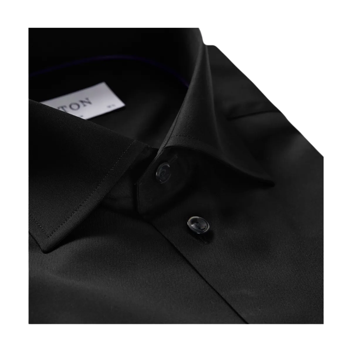 New Eton Signature Slim Shirt - Black