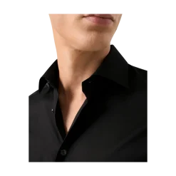 New Eton Signature Twill Shirt Cut Away Contemporary - Black