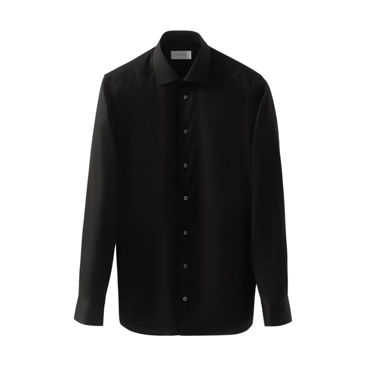 Eton Signature Twill Shirt Cut Away Slim - Black