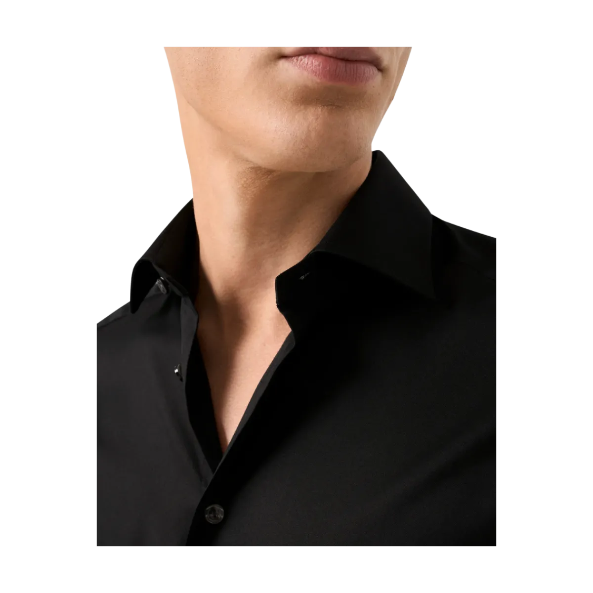 Eton Signature Twill Shirt Cut Away Slim - Black