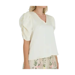 New A View Sindrella Blouse - Pale Yellow