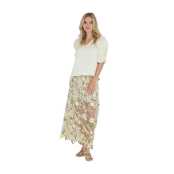 New A View Sindrella Blouse - Pale Yellow