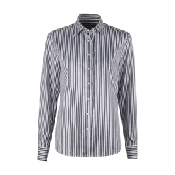 Discount Stenströms Siri Shirt - Black Stripe