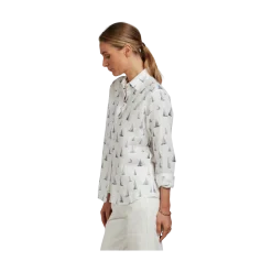 Online Stenströms Siri Shirt - Blue Pattern