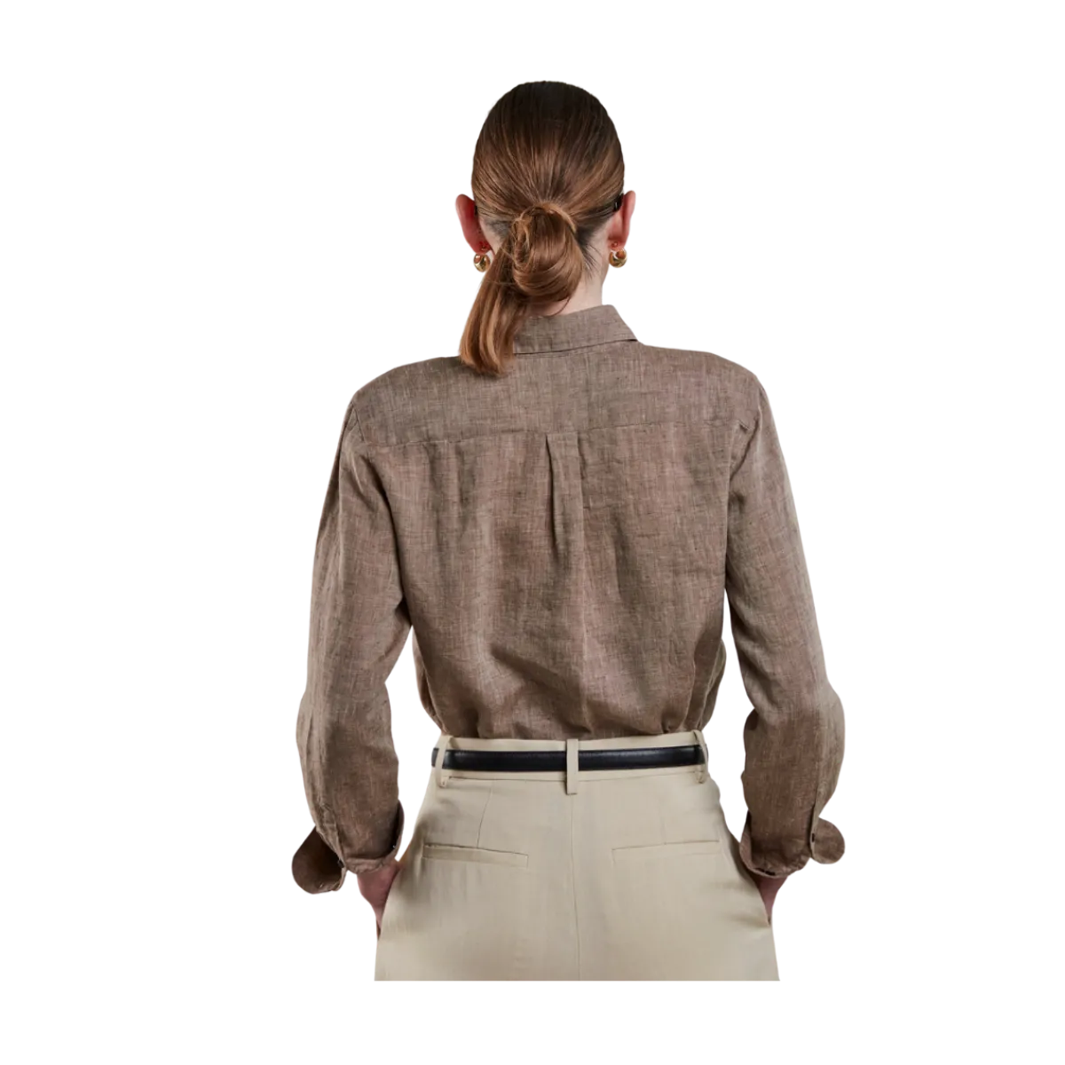 Hot Stenströms Siri shirt - Light Brown