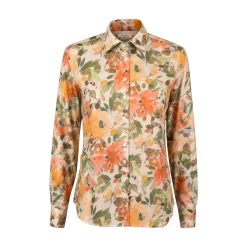 Stenströms Siri Shirt - Light Red Pattern