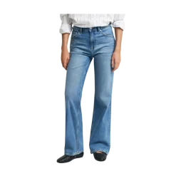 New Gant SLIM FLARE JEANS - 982SEMI LIGHT BLUE BROKEN IN