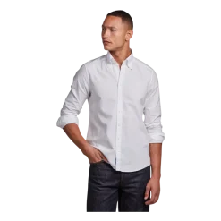 Outlet Stenströms Slimline C26 RC cuff Casual - White