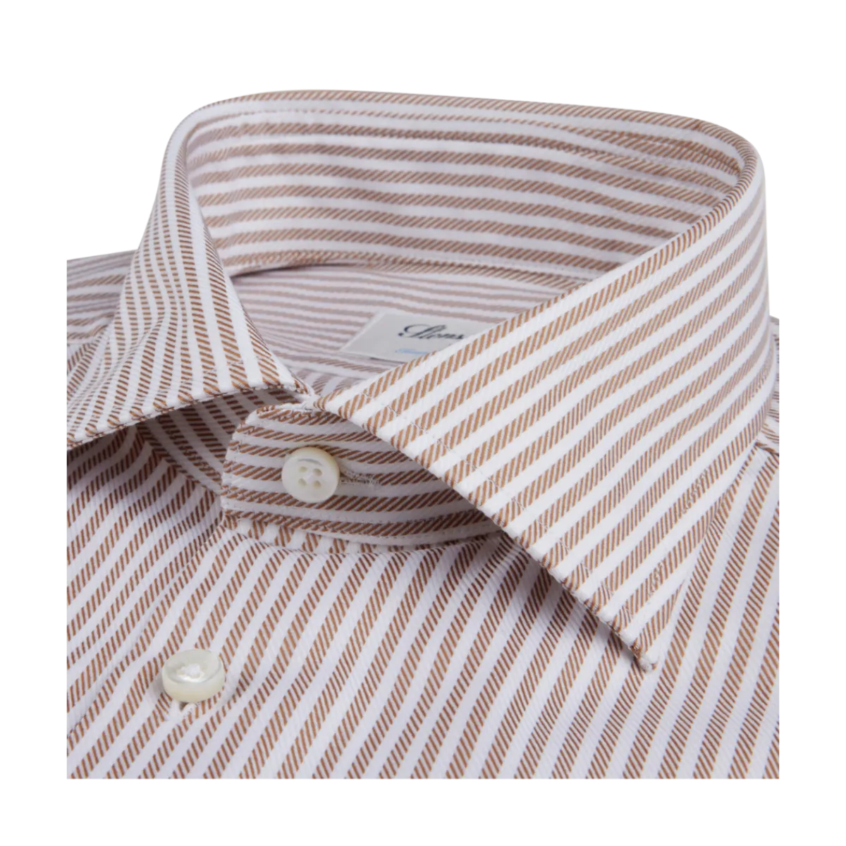Online Stenströms Slimline C75 RM Cuff - Light Brown Stripe