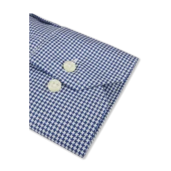 Stenströms Slimline C75 RM cuff - Navy check