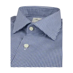 Stenströms Slimline C75 RM cuff - Navy check