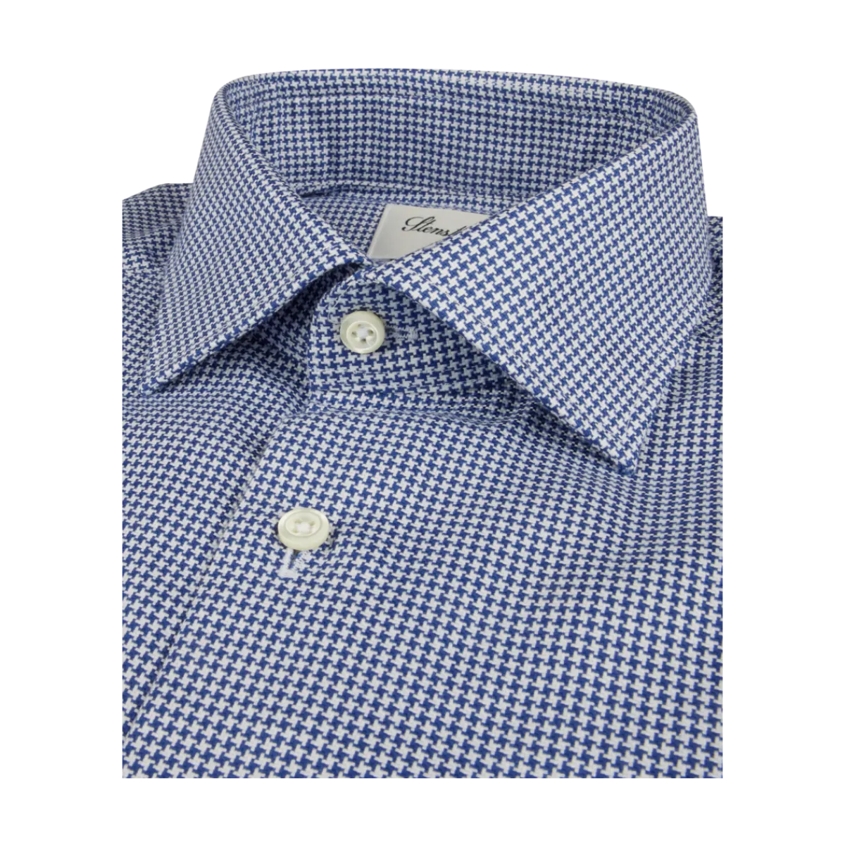 Stenströms Slimline C75 RM cuff - Navy check