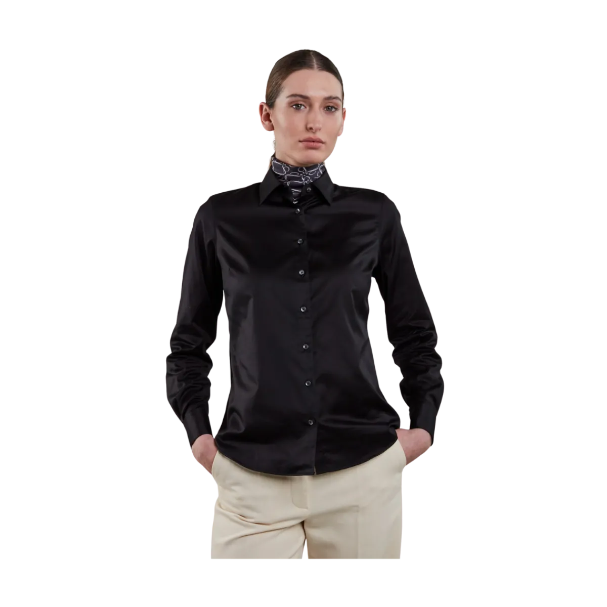 Clearance Stenströms Sofie Shirt - Black