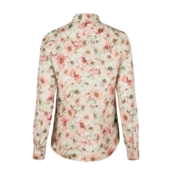 Best Stenströms Sofie Shirt - Light Orange Pattern