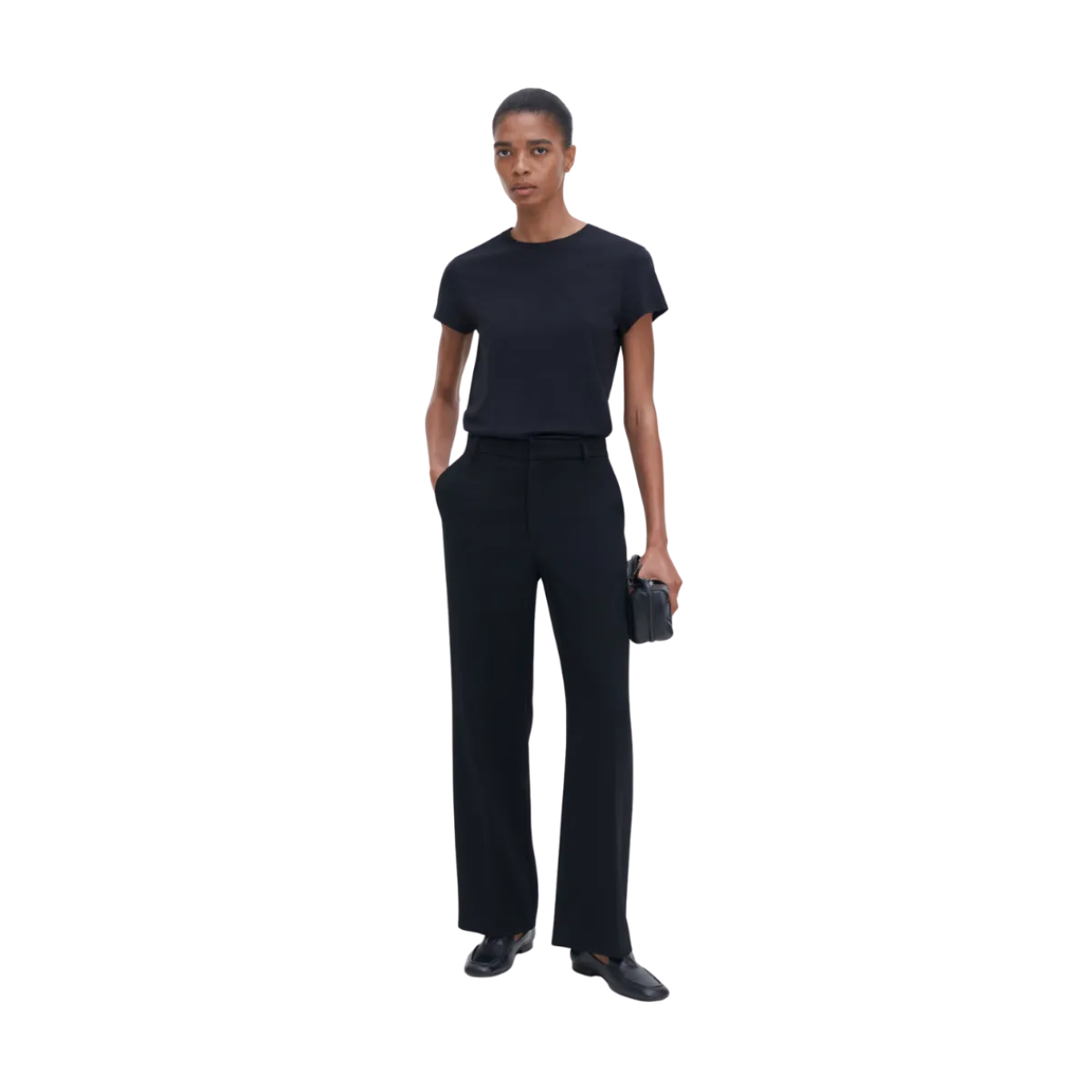 Filippa K oft Cotton Tee - Black