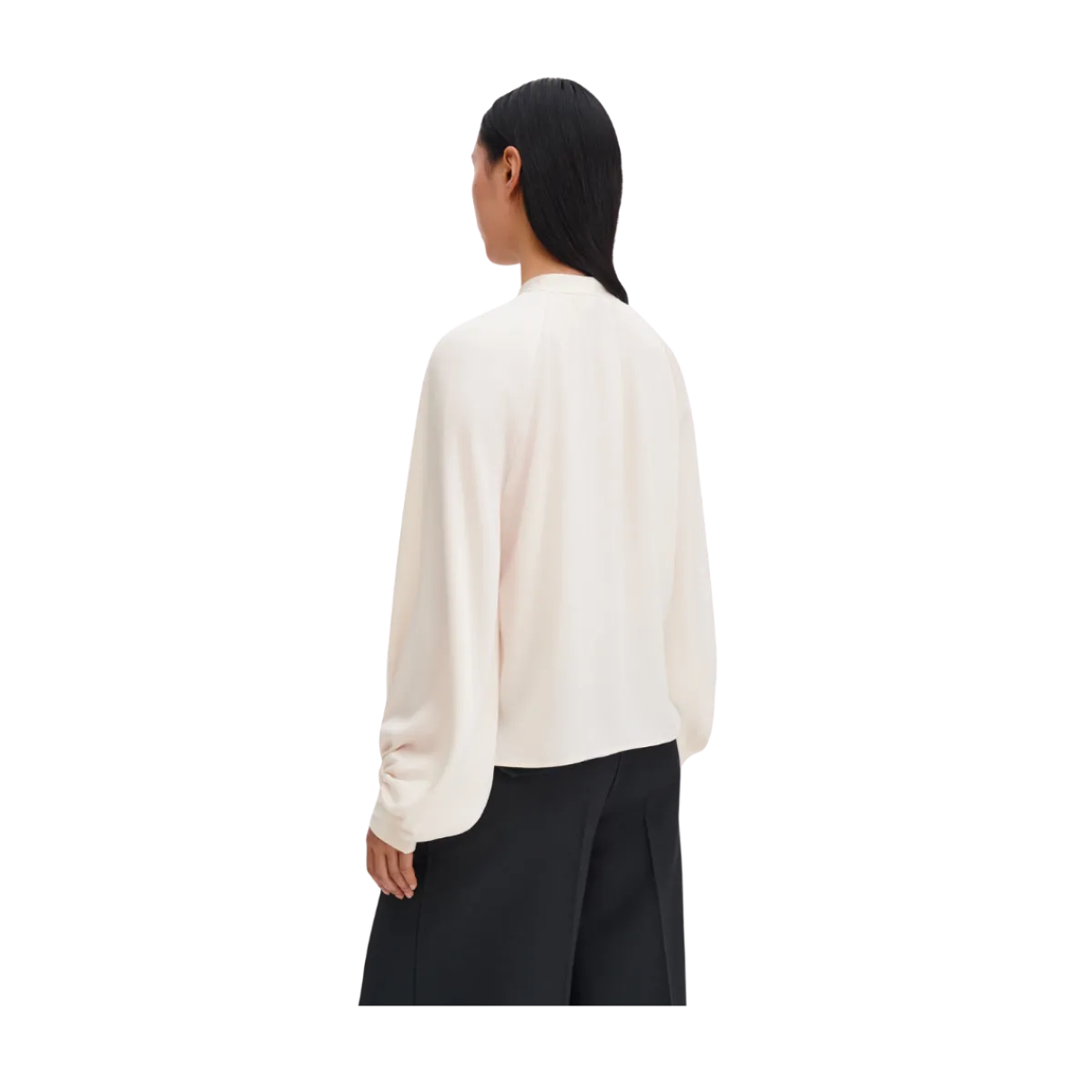 Outlet Filippa K Stand Collar Blouse - Cream
