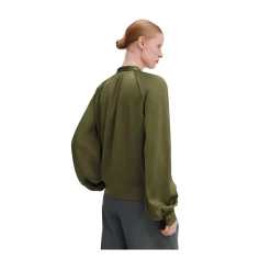 Sale Filippa K Stand Collar Blouse - Laurel Green