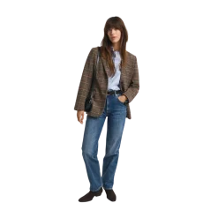 Online Gant Straight Stretch Jeans - Mid Blue Broken In
