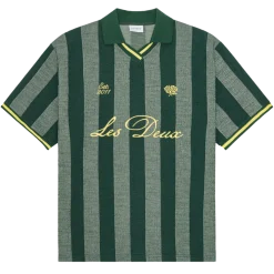 Sale Les Deux tripe Jacquard Footba Jerey - Pine Green