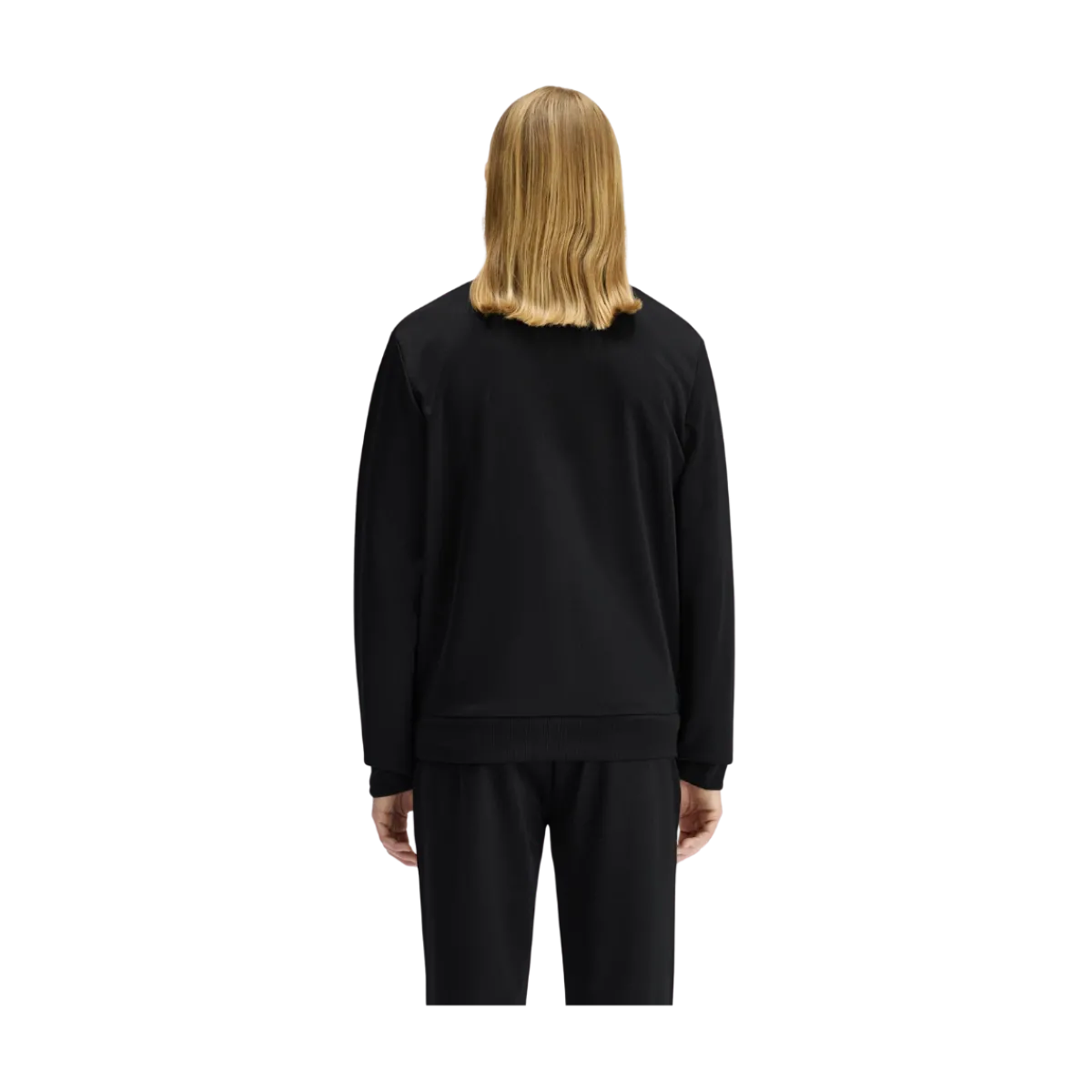 Hot Fred Perry tripe Tape Track Jacket - Black/Champagne