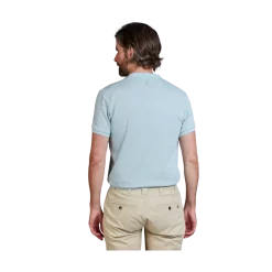 New Hansen & Jacob tructure Polo - Light blue