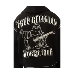 Best True Religion uper Boxy Zip Up Hoodie - Back