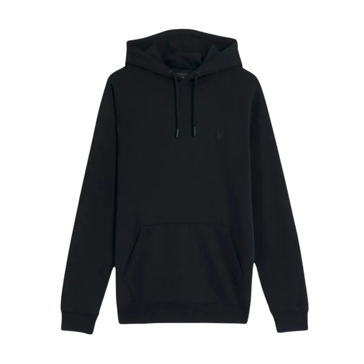 Lyle & Scott Superfine Puover Hoodie - Jet Back