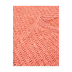 New Stenströms weater Knitted Ribbed inen / erino Woo - Orange