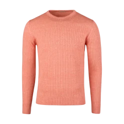 New Stenströms weater Knitted Ribbed inen / erino Woo - Orange