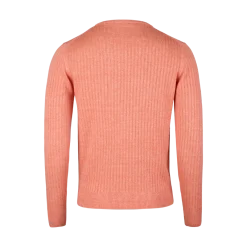 New Stenströms weater Knitted Ribbed inen / erino Woo - Orange