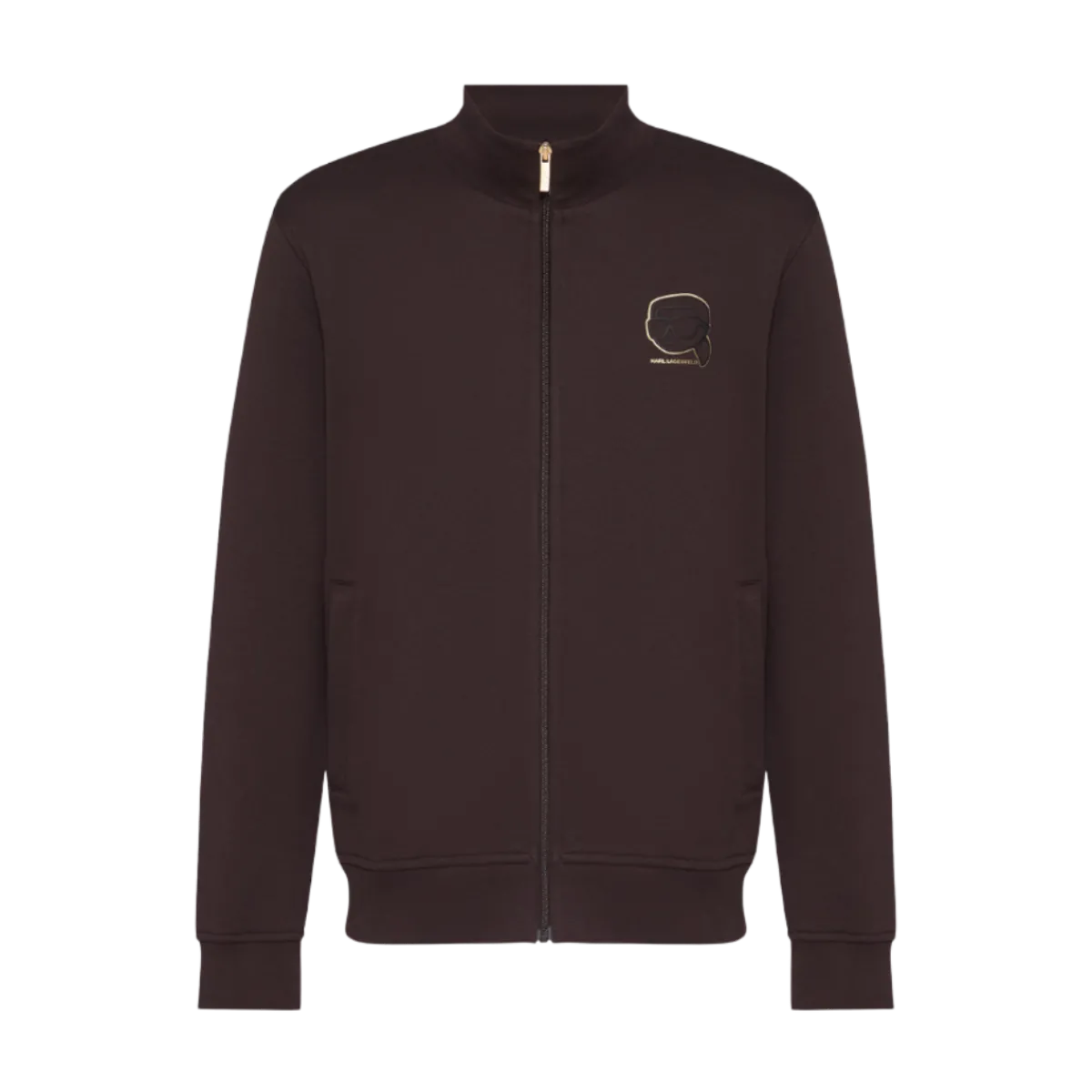 New Karl Lagerfeld Sweat Zip Jacket - Backbrown