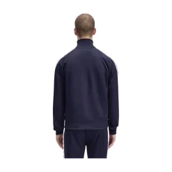 New Fred Perry Taped Track Jacket - Bue