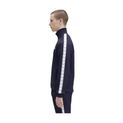New Fred Perry Taped Track Jacket - Bue