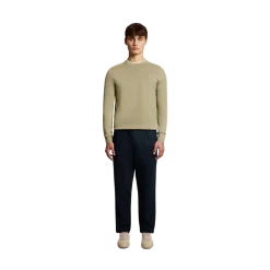 Sale Lyle & Scott Tona Superfine Crew Neck - Sage Uniform