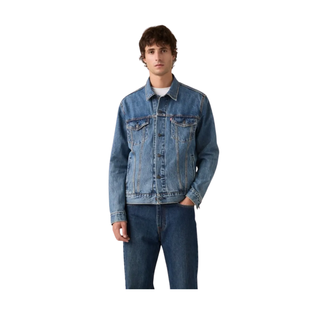 Clearance Levi's Trucker Jacket - Wahed Away Bue
