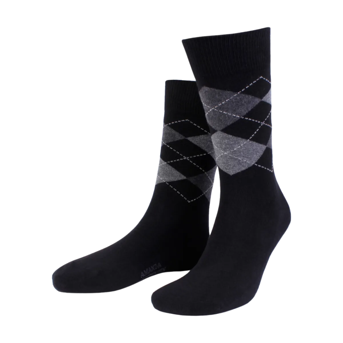 Hot Amanda Christensen True Ankle Argyle - Black